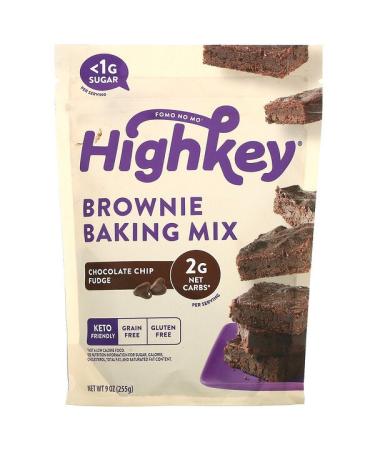 HighKey Brownie Baking Mix Chocolate Chip Fudge 9 oz (255 g)