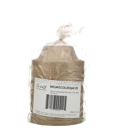 Earth's Natural Alternative Natural Compostable Bowl 125 Count