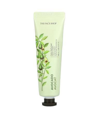 The Face Shop Daily Perfumed Hand Cream Avocado 1.01 fl oz (30 ml)