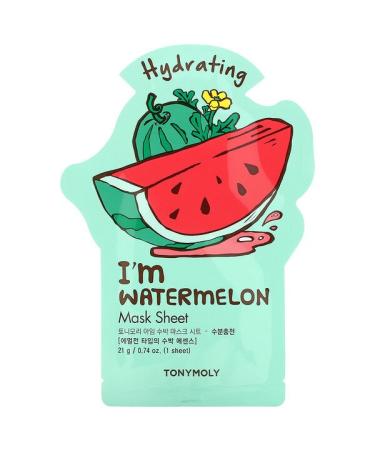 Tony Moly I'm Watermelon Hydrating Beauty Mask Sheet 1 Sheet 0.74 oz (21 g)