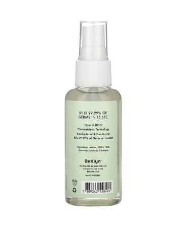 BeKLYN Alcohol-Free Hand Sanitizer Spray - 2.02 fl oz (60 ml) | Absolute Purifying Formula - Buy Online on SooperMarket.com
