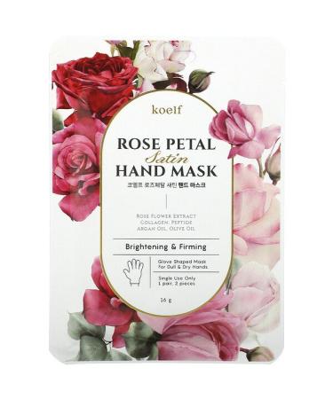 Koelf Rose Petal Satin Hand Mask 1 Pair 16 g