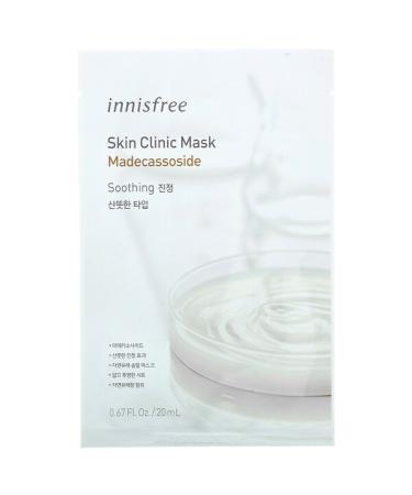 Innisfree Skin Clinic Beauty Mask Madecassoside 1 Sheet 0.67 fl oz (20 ml)