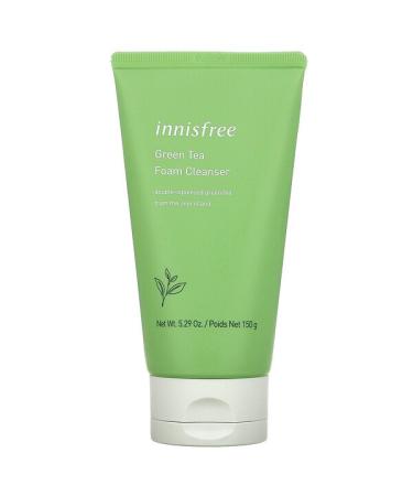 Innisfree Green Tea Foam Cleanser 5.29 oz (150 g)