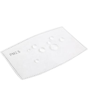 Buy 30 PM2.5 Face Mask Filters with Activated Charcoal - 5-Layer Activated Carbon Filters for Washable Masks - International Shipping Available - Buy Online on SooperMarket.com