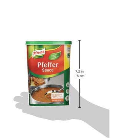 Buy Knorr Pepper Sauce - 1kg Brown Sauce with Whole Peppercorns for International Shipping - Buy Online on SooperMarket.com