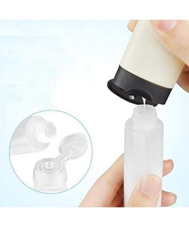 Voarge 10-Pack 30ml Plastic Travel Bottles Set | Refillable Cosmetics Containers for Shampoo Conditioner & Lotion - Buy Online on SooperMarket.com