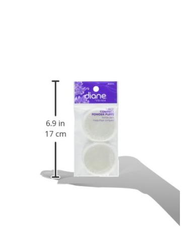Diane D815 Makeup Cosmetic Puffs - 2 Count for Compacts, Pressed Powders, Setting Powders - Buy Online on SooperMarket.com
