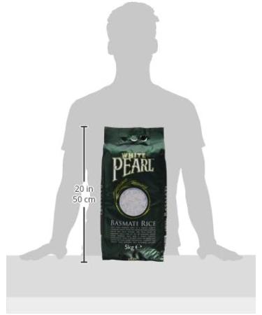 Premium White Pearl Basmati Rice - 5kg | Long Grain Aromatic Rice - Buy Online on SooperMarket.com