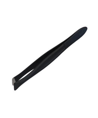 Cilia tweezers slanted 7 cm - black - Made in Germany