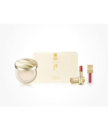 The History of Whoo Gongjinhyang Mi Luxury Glow Pressed Powder No. 21 Korea Beauty Set