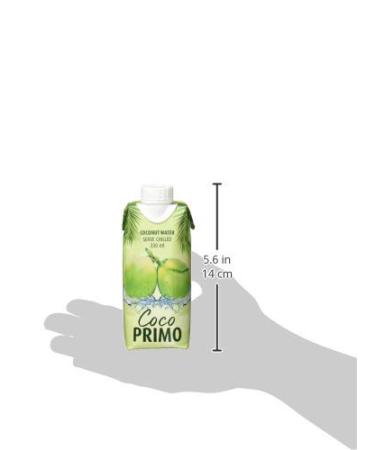 Coco Primo Coconut Water - Pure Refreshing Vegan Sports Drink | Low-Calorie Exotic Thirst Quencher (330 ml) - Buy Online on SooperMarket.com
