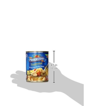 Progresso Traditional 99% Fat Free Chicken Noodle Soup 19 oz - Pack of 12 - Buy Online on SooperMarket.com