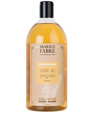 Refill Savon de Marseille liquid "Herbier" Marius Fabre 1000 ml - Heather honey (Miel de bruy re)