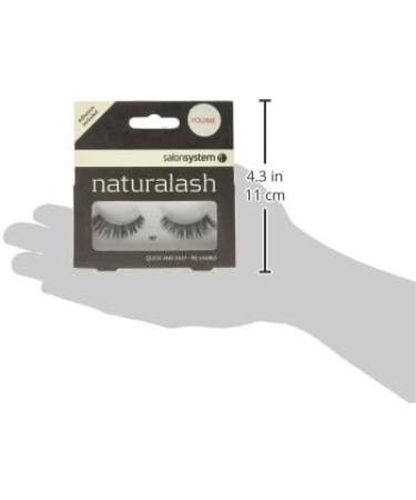 Salon System Naturalash Quick and Easy Re-Usable Black 107 Lashes - Buy Online on SooperMarket.com