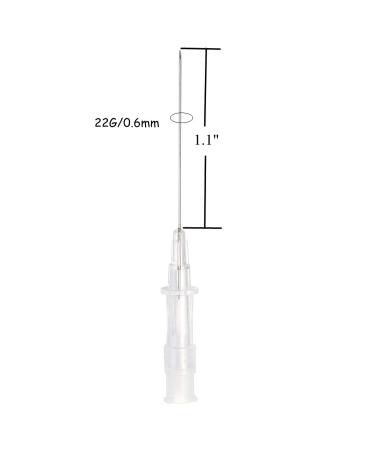 Piercing Needles 15PCS 22G IV Catheter Needles - Disposable Stainless Steel Hollow Body Piercing Needles for Ear Nose Belly Navel Nipple Piercing - Buy Online on SooperMarket.com