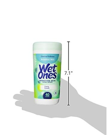 Wet Ones Hand and Face Wipes Sensitive Skin Wipes | Unscented Wipes  Hand and Face Wipes Sensitive Skin  Wet Ones Sensitive Skin Wipes  40 ct. Canister Fragrance Free 40 - Buy Online on SooperMarket.com