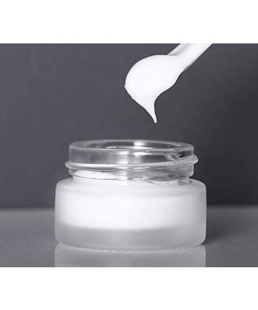 1PC 100ml/3.5oz Empty Frosted Glass Cream Jar with Wood Grain Lid Refillable Travel Makeup Cosmetic Face Lotion Cream Emulsion Container Bottle Storage Pot with Inner Linner - Buy Online on SooperMarket.com
