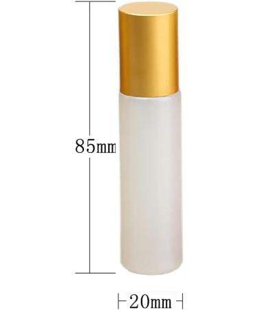 Buy Tianzd 24-Pack 10ml White Glass Roller Bottles for Essential Oils - Gold Aluminum Caps & Funnel Opener - Perfect for International Shipping - Buy Online on SooperMarket.com
