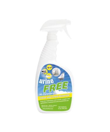 UrineFree - PetFresh - Odor & Stain Remover from any surface Suitable for Carpets Upholstery and Hardwood Floors - for Children Dogs and Cats - Household Uses (32 oz / 946 ml) 6 ml (Pack of 1)