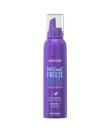 Aussie Instant Freeze Sculpting Mousse 24 Hour Maximum Hold 6 oz ( Pack of 1)