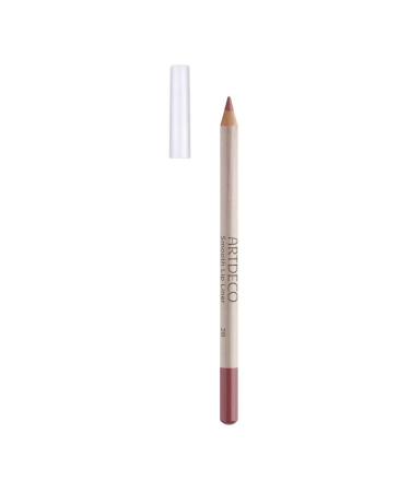 Artdeco Smooth Lip Liner - Sustainable contour pencil long -lasting nourishing and for sensitive skin - 1 x 1.4 g 28 - DAATTY ROSE 1 piece (1 Pack)