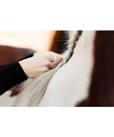 Animalon Silicone Mane Gum for Horses - 300 Tear-Resistant Gums | Ideal Tuner Accessories for Hairstyles - Single Pack White - Buy Online on SooperMarket.com