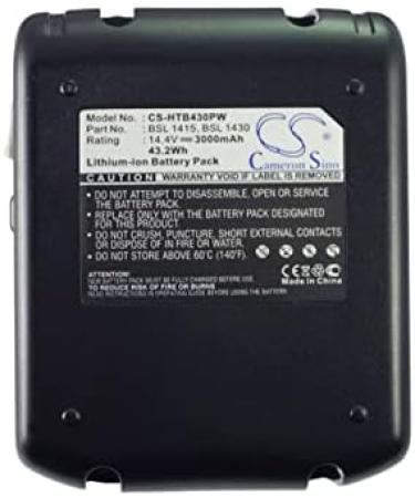 3000mAh Replacement Battery for Hitachi Tools - Compatible with 329083 329877 BSL1415 BSL1430 & More | International Shipping Available - Buy Online on SooperMarket.com