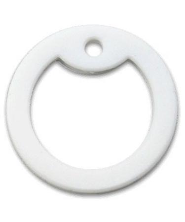Silencer Quieter for US Dog Tags and Dog Tags (White)