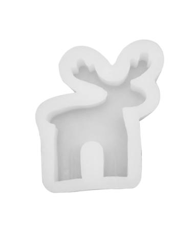 Cabilock Cookie Stencils 2 Pcs DIY Glue Mold Christmas STO Candle Molds The Kid Manual Art Mold Child Fudge Blocks