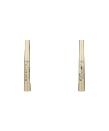L'Or al Paris black mascara for precise separate eyelashes with telescopic length False Lash Telescopic Gold Mascara black 1 x 8 ml (pack with 2) black 8 ml (2 pack)