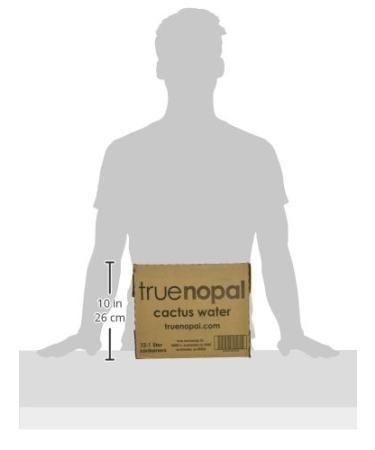 True Nopal Cactus Water 33.8 fl oz - Pack of 12 | Hydrating Natural Drink - Buy Online on SooperMarket.com