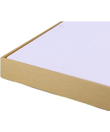 Emuledo Metal Frame Floater for 20X16 Canvas - Light Gold | DIY Home Decor & Wall Art Painting Frame Kit - Buy Online on SooperMarket.com