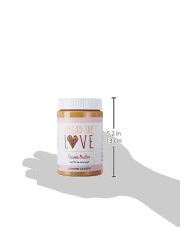 Spread The Love Power Butter - Almond Cashew 16 oz | Healthy Nut Butter - Buy Online on SooperMarket.com