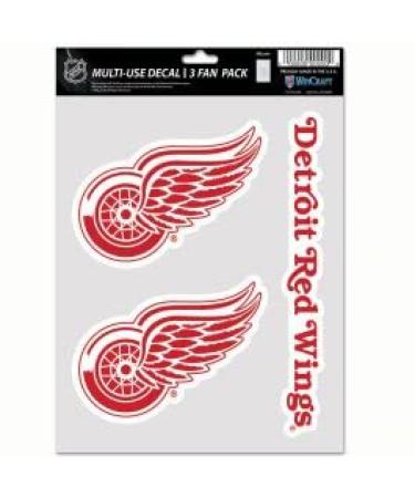 Wincraft Detroit Red Wings Multi-Use NHL Sticker Set (3 PCS)