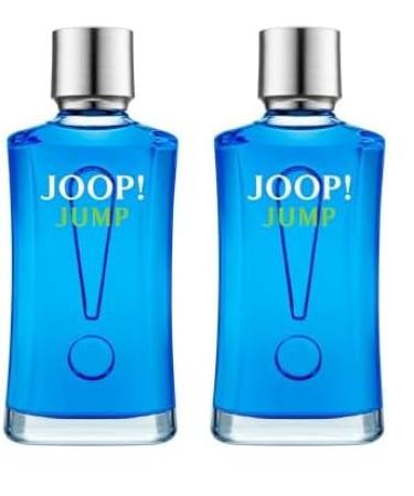 JOOP! Jump Eau de Toilette Citrus Men's Cologne With Notes of Rosemary Coriander Tonka Bean & Musk Luxury Perfumes for Men Long Lasting Fragrance 3.3 Fl Oz (Pack of 2)