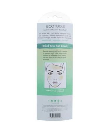 EcoTools Retractable Face Brush - Eco-Friendly Makeup Brush for Flawless Application - Buy Online on SooperMarket.com