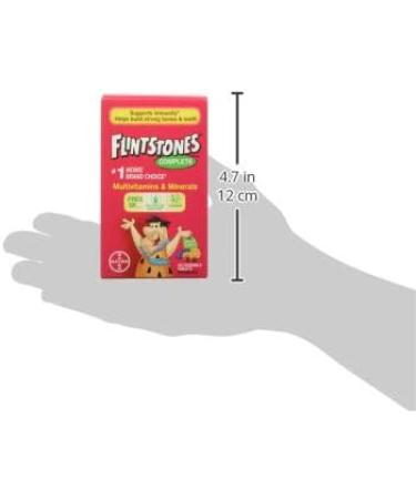 FLINTSTONES Complete Chewable Multivitamin for Kids Aspartame-Free with Vitamin A C6 B12 C D e & Calcium 150 count 150 count (Pack of 1) - Buy Online on SooperMarket.com