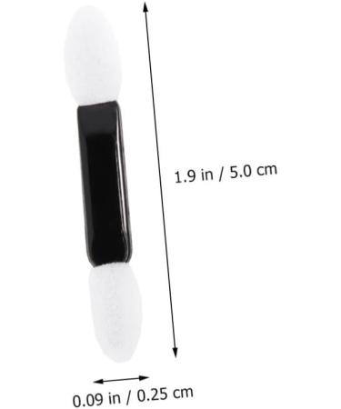 Baluue 400 Pcs Women Eyeshadow Brush Eyeshadow Sponge Double Sided Eyeshadow Brush Eye Makeup Brushes White - Buy Online on SooperMarket.com