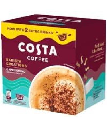 Costa Coffee Pods - Pick Any 3 Pack From 6 Flavours Including Costa Americano Skinny Latte Caramel Latte Latte Flat White & Cappuccino Pods - Buy Online on SooperMarket.com