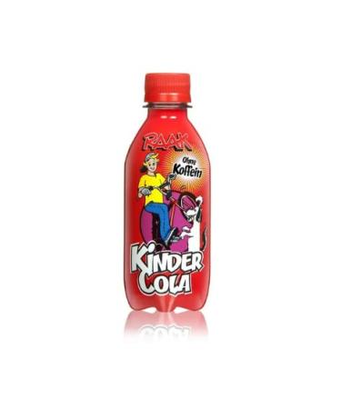 RAAK Kindercola 6x25cl - refreshing and child -friendly cola drink without artificial dyes and with natural flavors 6 disposable bottles of 250 ml
