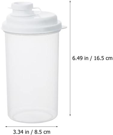 Cabilock Clear Water Bottles 2pcs Cold Brew Cup Water Jug Fridge Kettle Plastic Water Bottles Plastic Bottles Server with Cover - Buy Online on SooperMarket.com