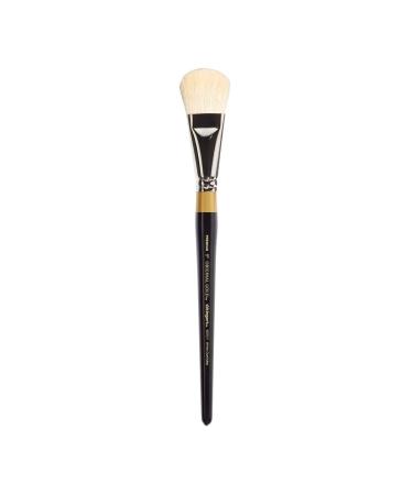 KINGART Original Gold 9270-1 Oval Mop Super Soft Natural Goat Hair Series Premium Multimedia Artist Brushes 1 Black & Gold