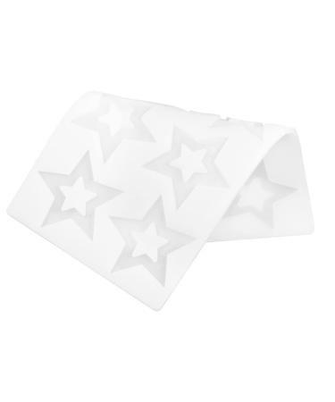 Silicone Mold Silicone Star Mold Star Chocolate Molds Candy Mold Epoxy Resin Craft Silicone Chocolate Mold Resin Letter Molds Star Fondant Cake White Silica Gel Insert Star Shape
