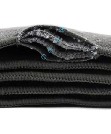 Happy Cherry Baby Diapers - Washable Reusable Bamboo Cloth Diaper Set of 3 - Soft Fabric | Eco-Friendly Black Baby Diapers - Buy Online on SooperMarket.com