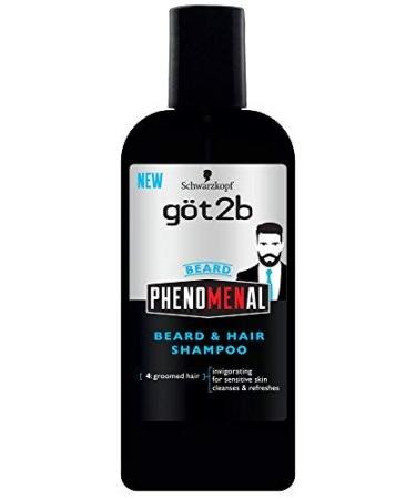 Got2b PhenoMENal Beard and Hair Shampoo, 8.4 Ounce