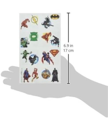 Justice League Tattoos - Fun Party Favor for Superhero Fans - Buy Online on SooperMarket.com