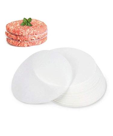 GWHOLE 500 Pack of Restaurant-Grade Non-Stick Hamburger Patty Paper Round Wax Paper, 4.25'' Dia