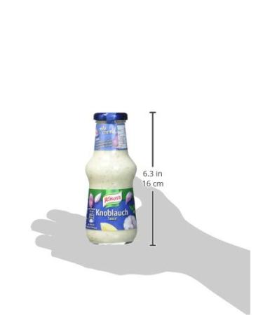 Knorr Garlic Sauce - Creamy Barbecue Sauce (250ml Pack of 6) | Mild Taste Ideal for International Shipping - Buy Online on SooperMarket.com