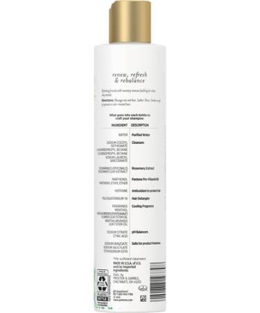 Buy Pantene Sulfate Free Shampoo - Rosemary Detangling Color Safe 9.6 oz | International Shipping - Buy Online on SooperMarket.com